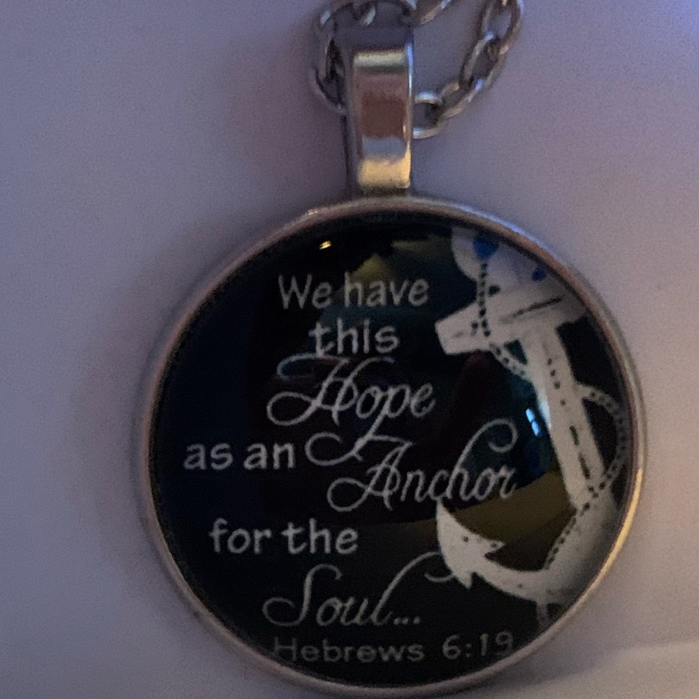 Man or Woman’s necklace We have this Hope as an Anchor for the Soul Hebrews 6:19